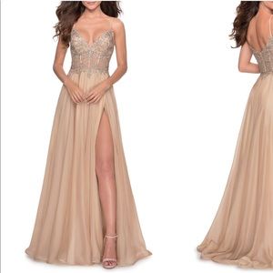 La Femme Prom bridesmaid dress